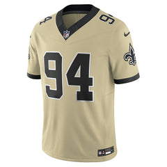 NFL New Orleans Saints Cameron Jordan  Gameday Golds Alternate Vapor F.U.S.E. Limited Jersey