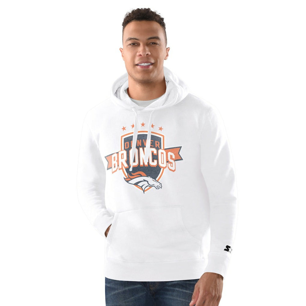 NFL Denver Broncos Starter Vintage Pullover Hoodie