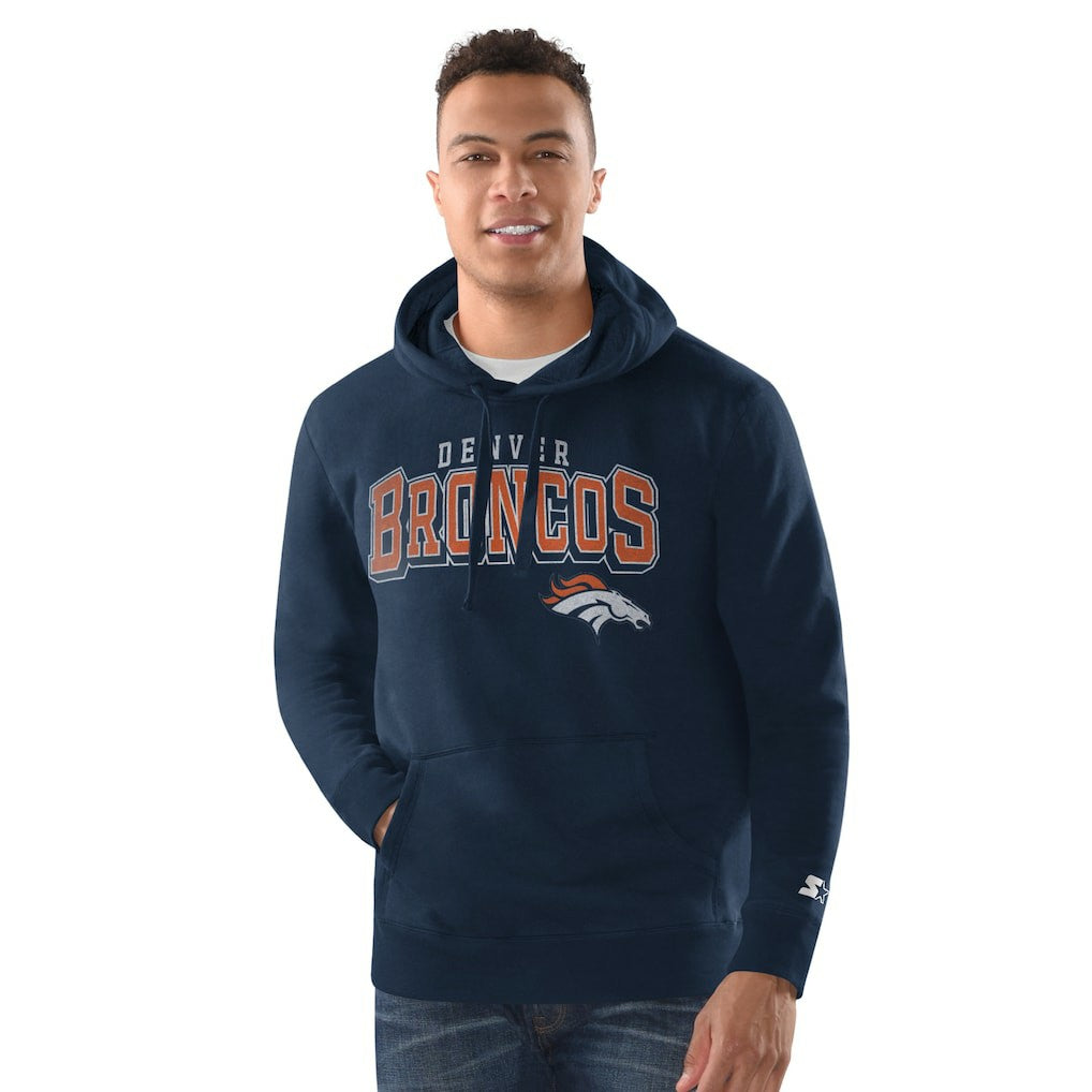 NFL Denver Broncos Starter Vintage Pullover Hoodie