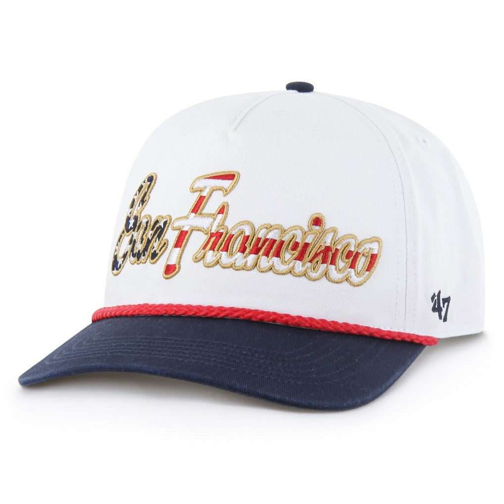 NFL San Francisco 49ers '47 Patriotic Overhand Hitch Adjustable Hat