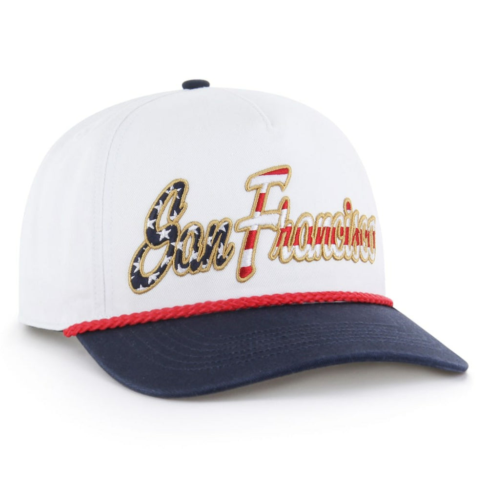 NFL San Francisco 49ers '47 Patriotic Overhand Hitch Adjustable Hat