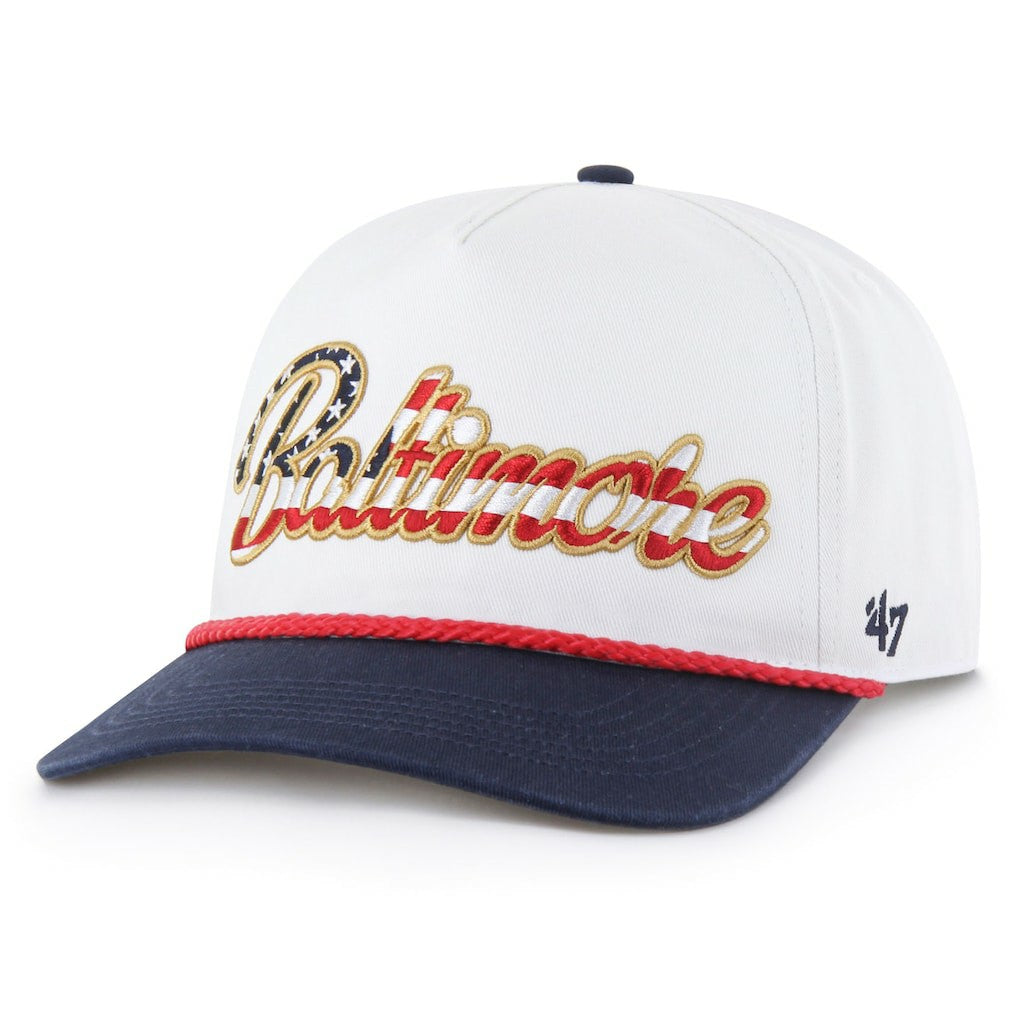 NFL Baltimore Ravens '47 Patriotic Overhand Hitch Adjustable Hat