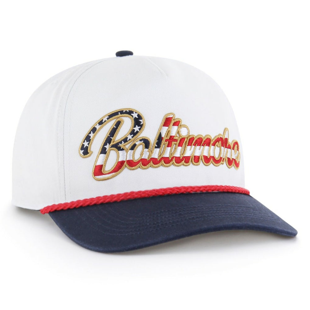 NFL Baltimore Ravens '47 Patriotic Overhand Hitch Adjustable Hat