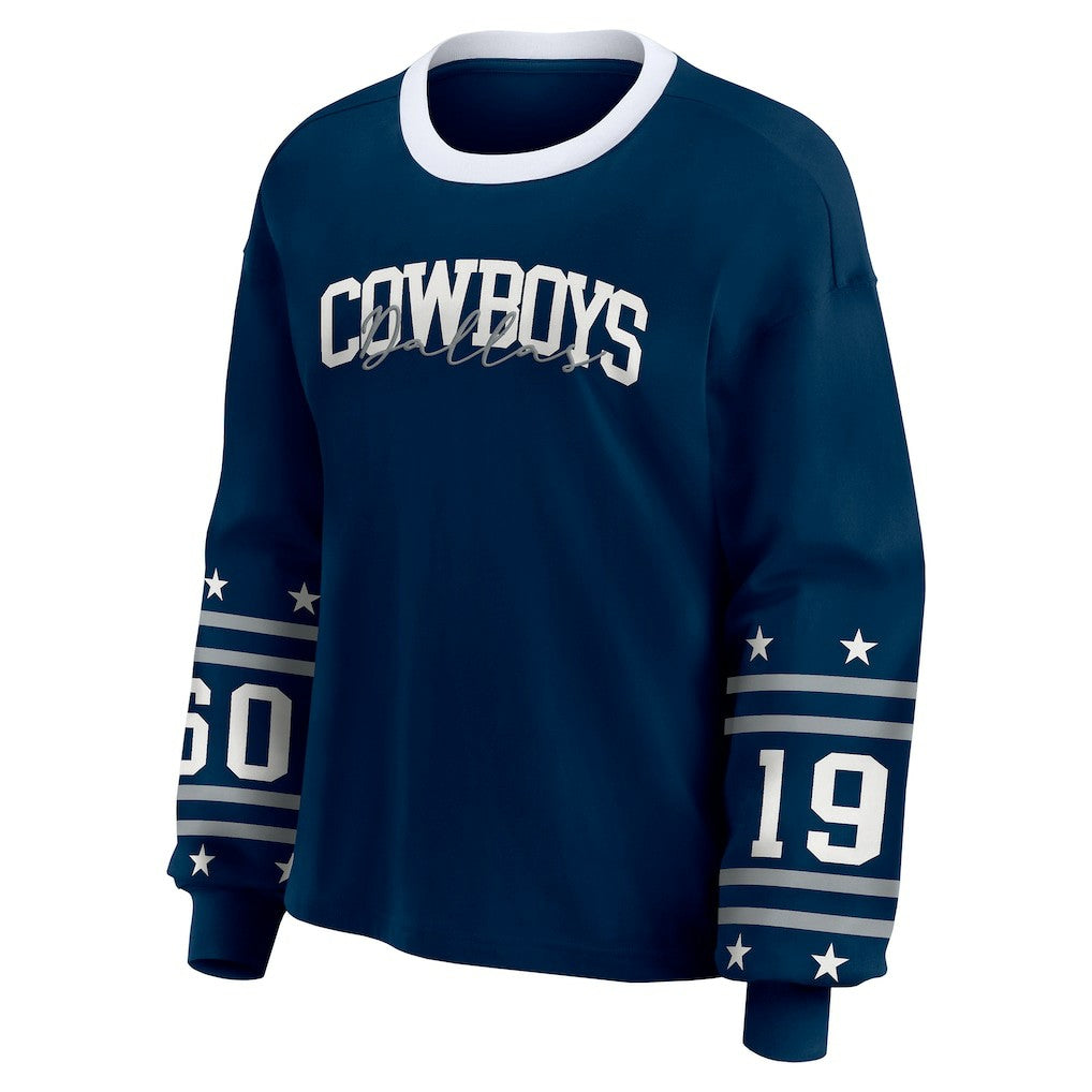NFL Dallas Cowboys WEAR by Erin Andrews Women's Sport Long-Sleeve T-Shirt