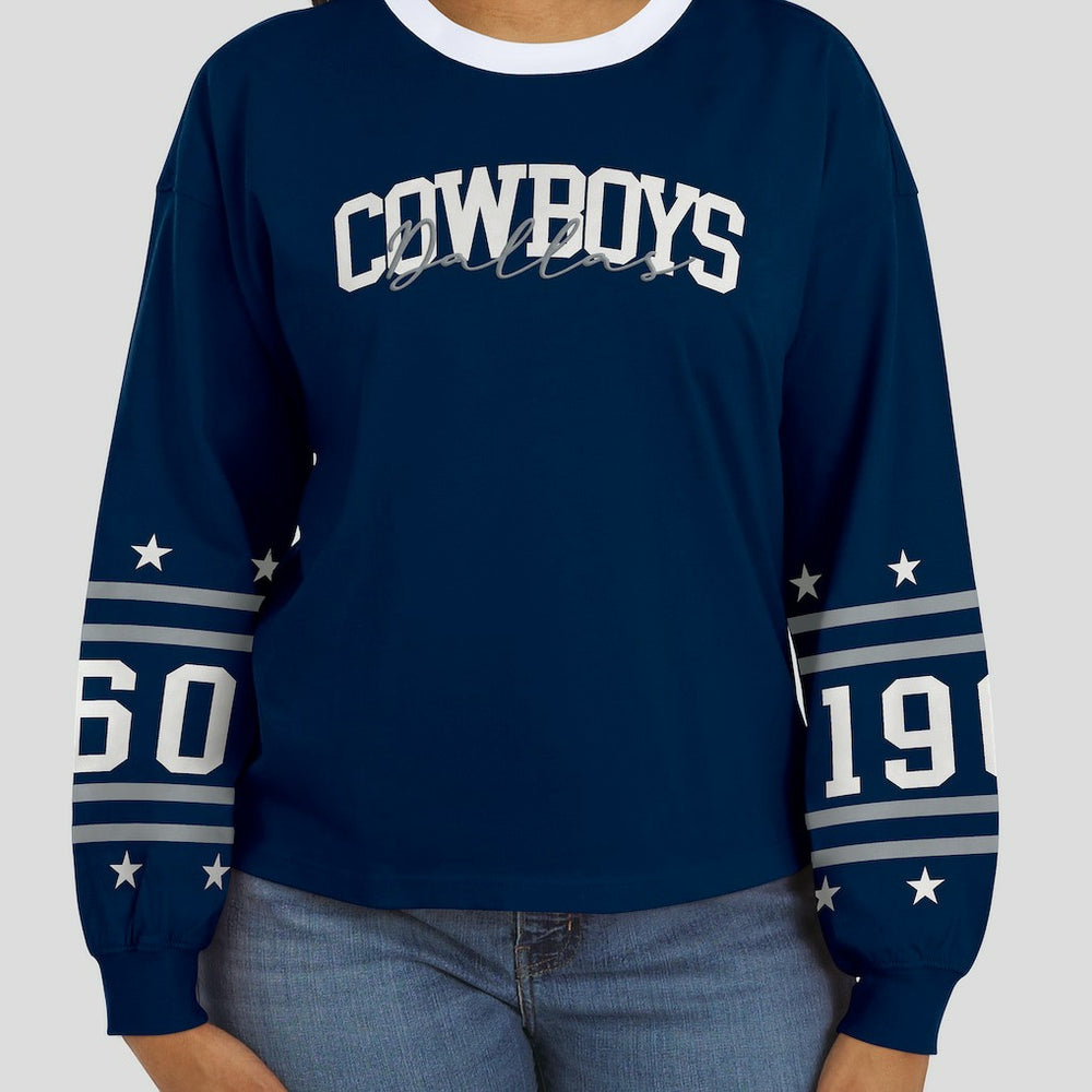 NFL Dallas Cowboys WEAR by Erin Andrews Women's Sport Long-Sleeve T-Shirt