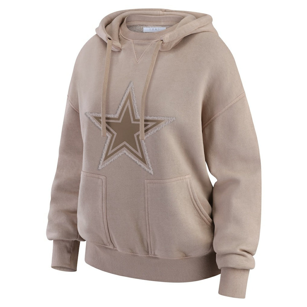 NFL Dallas Cowboys WEAR by Erin Andrews Women's Washed Pullover Crewdie