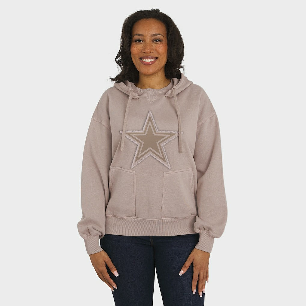NFL Dallas Cowboys WEAR by Erin Andrews Women's Washed Pullover Crewdie