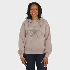 NFL Dallas Cowboys WEAR by Erin Andrews Women's Washed Pullover Crewdie