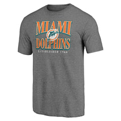 NFL Miami Dolphins Vintage Tri-Blend T-Shirt