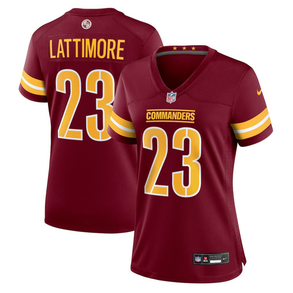 NFL Washington Commanders Marshon Lattimore  Women's Team Game Jersey