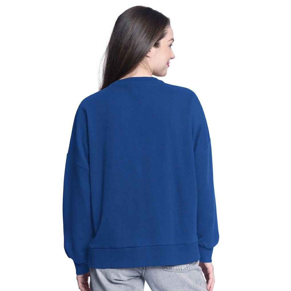 Golden State Warriors G-III 4Her by Carl Banks Women's Athletic Pullover Sweatshirt sale - Royal cheap