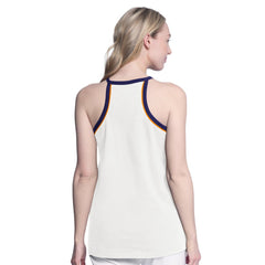 Phoenix Suns G-III 4Her by Carl Banks Women's Curveball Racerback Scoop Neck Slub Tank Top - White on sale