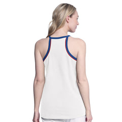 Philadelphia 76ers G-III 4Her by Carl Banks Women's Curveball Racerback Scoop Neck Slub Tank Top - White shop