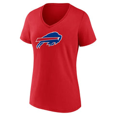 NFL Buffalo Bills Women's Primary Logo V-Neck T-Shirt