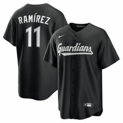 José Ramírez Cleveland Guardians  Replica Player Jersey - Black | Nike