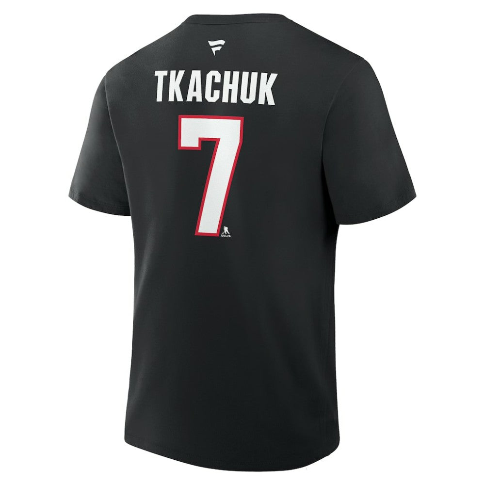 Brady Tkachuk Ottawa Senators Fanatics Authentic Stack Name & Number T-Shirt