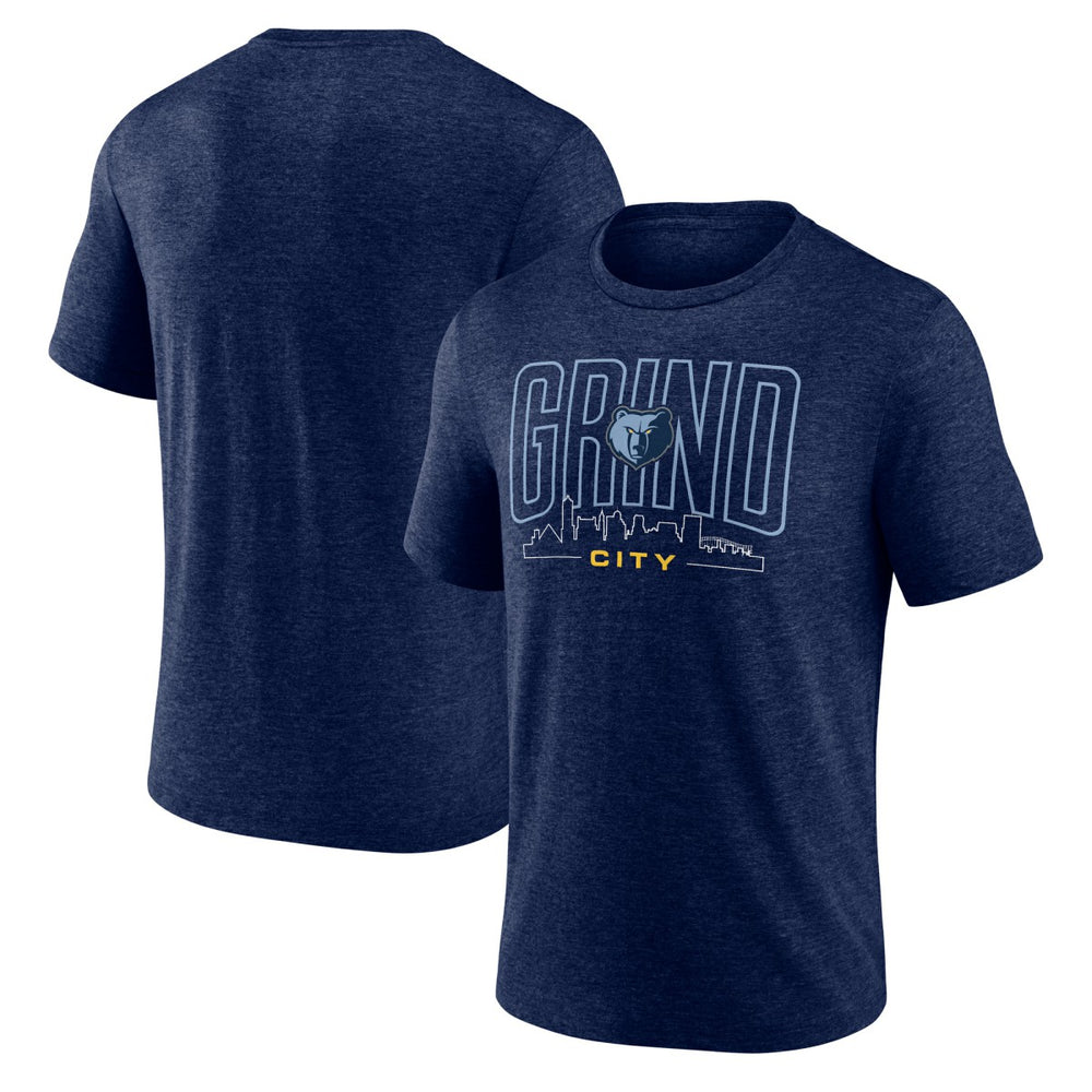 Memphis Grizzlies Huddle Tri-Blend T-Shirt - Navy cheap