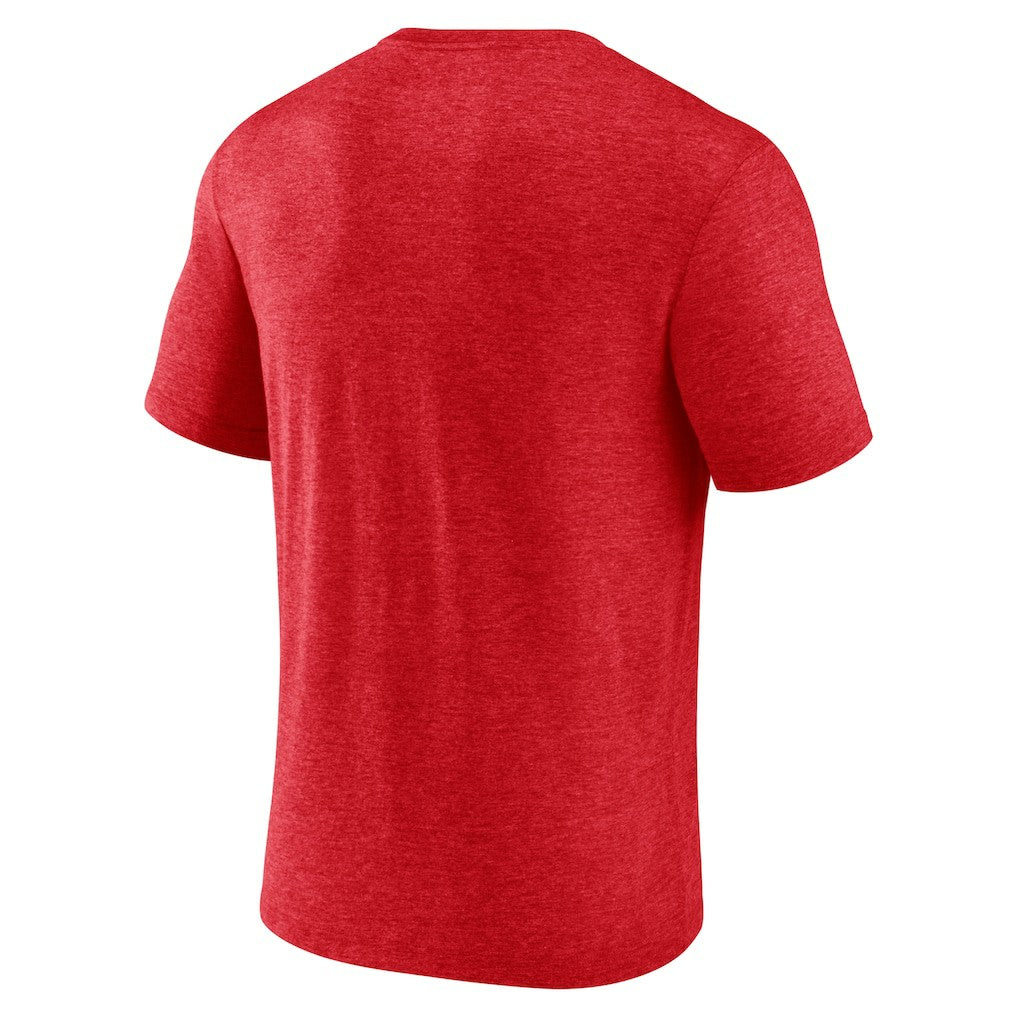 Philadelphia 76ers Huddle Tri-Blend T-Shirt - Red discount