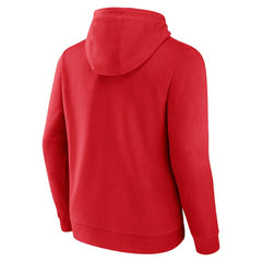 Chicago Bulls Wordmark Pullover Hoodie - Red sale