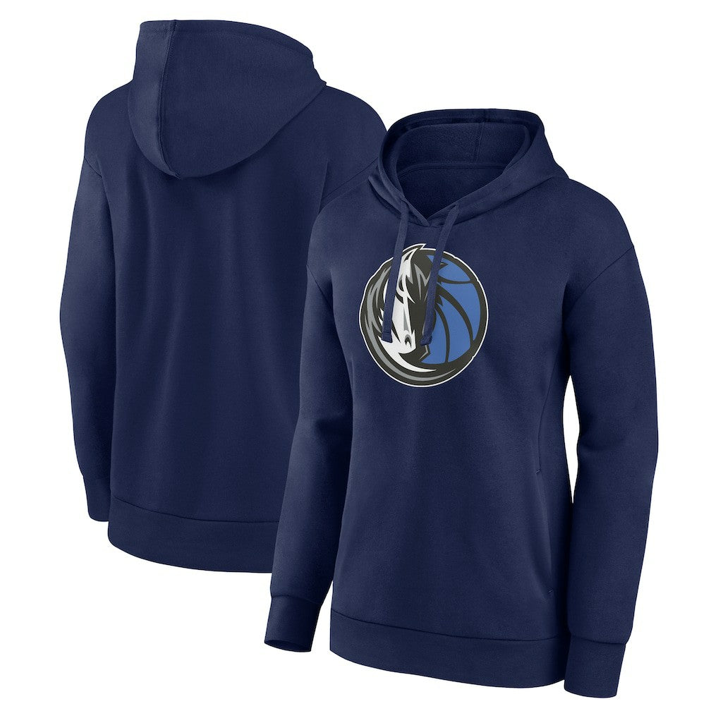 Dallas Mavericks Women's Primary Logo Pullover Hoodie sale - Navy sale