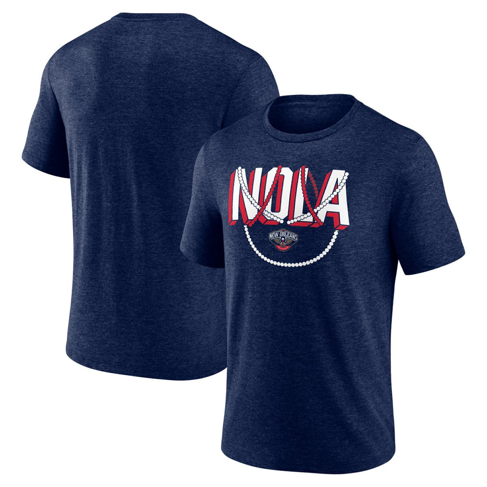 New Orleans Pelicans Team Pride Tri-Blend T-Shirt - Navy outlet