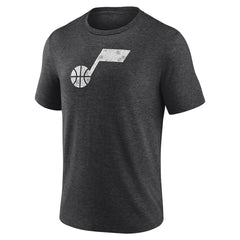Utah Jazz Distressed Tri-Blend T-Shirt - Charcoal for sale