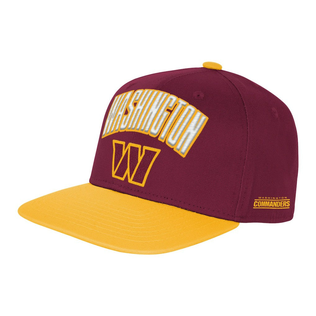 NFL Washington Commanders Outerstuff Youth Essentials Snapback Hat