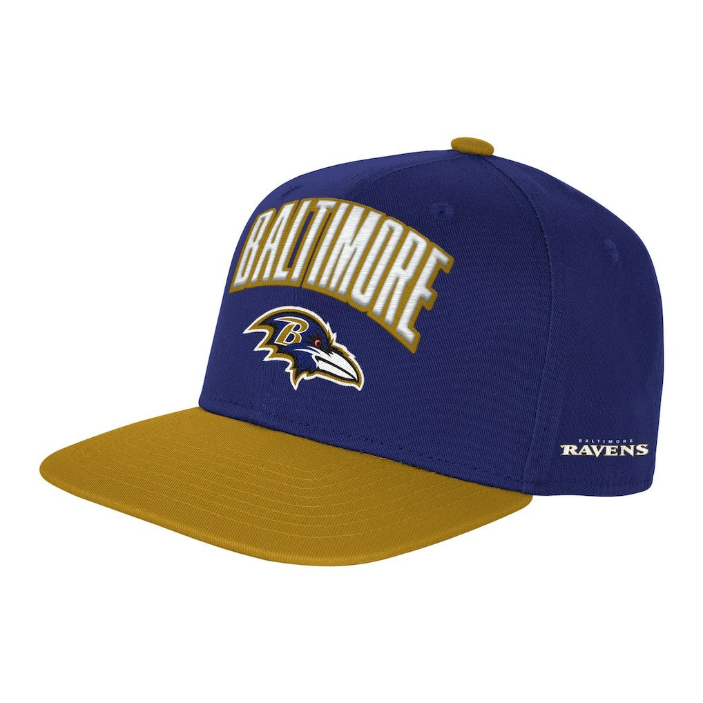 NFL Baltimore Ravens Outerstuff Youth Essentials Snapback Hat