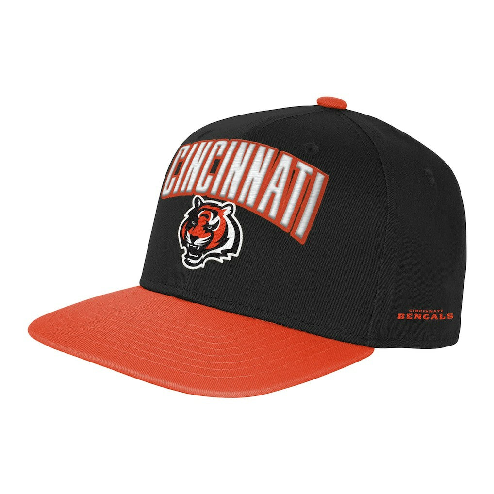 NFL Cincinnati Bengals Outerstuff Youth Essentials Snapback Hat