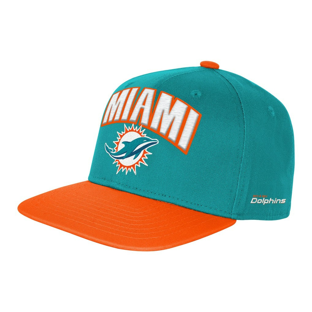 NFL Miami Dolphins Outerstuff Youth Essentials Snapback Hat