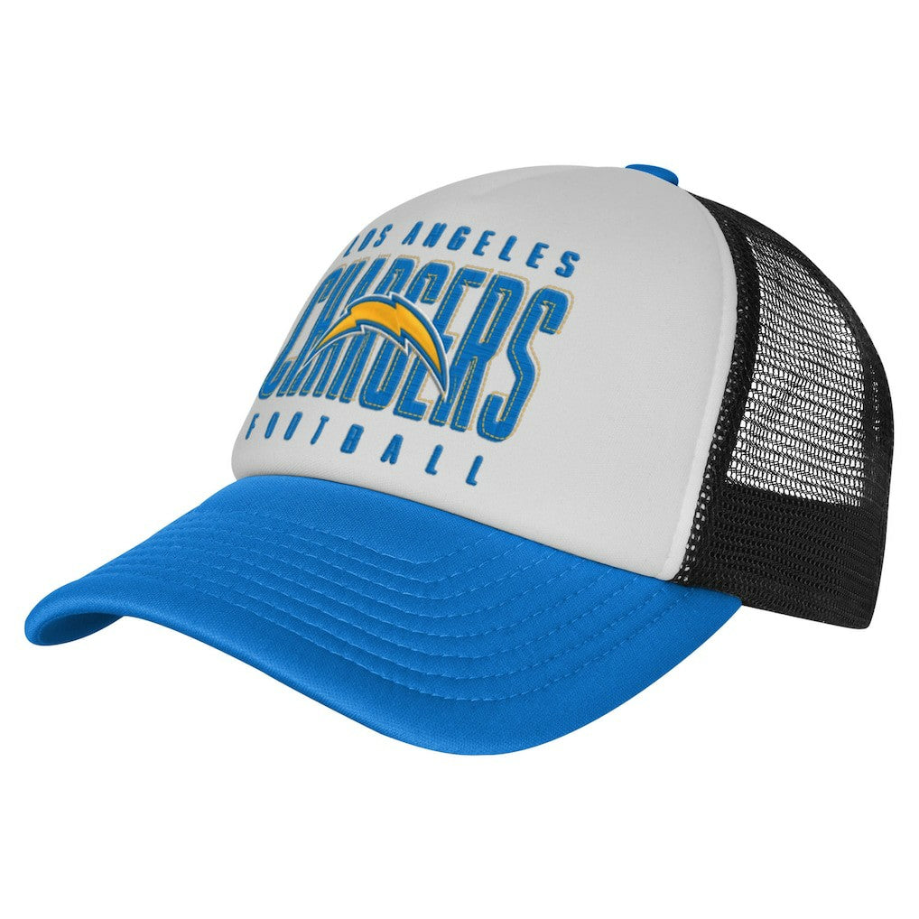 NFL Los Angeles Chargers Youth Essentials Trucker Adjustable Hat