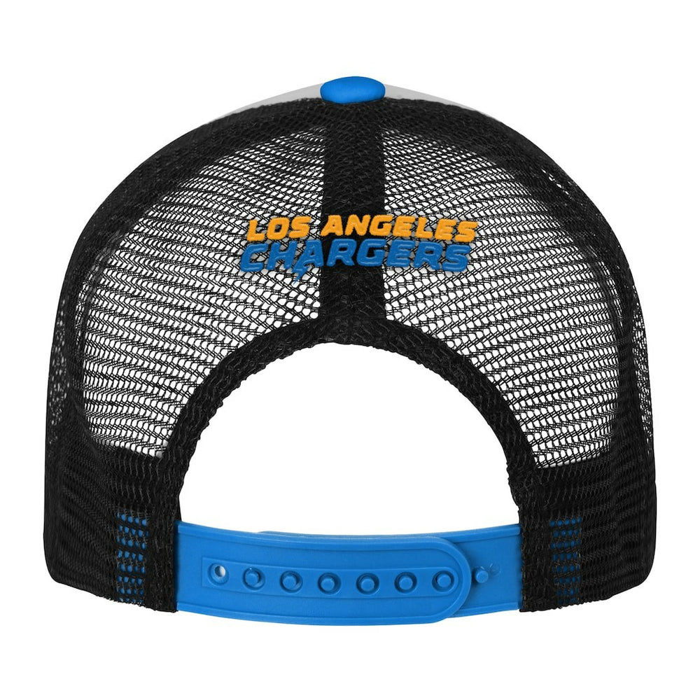 NFL Los Angeles Chargers Youth Essentials Trucker Adjustable Hat