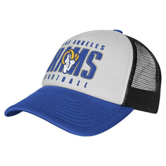 NFL Los Angeles Rams Youth Essentials Trucker Adjustable Hat