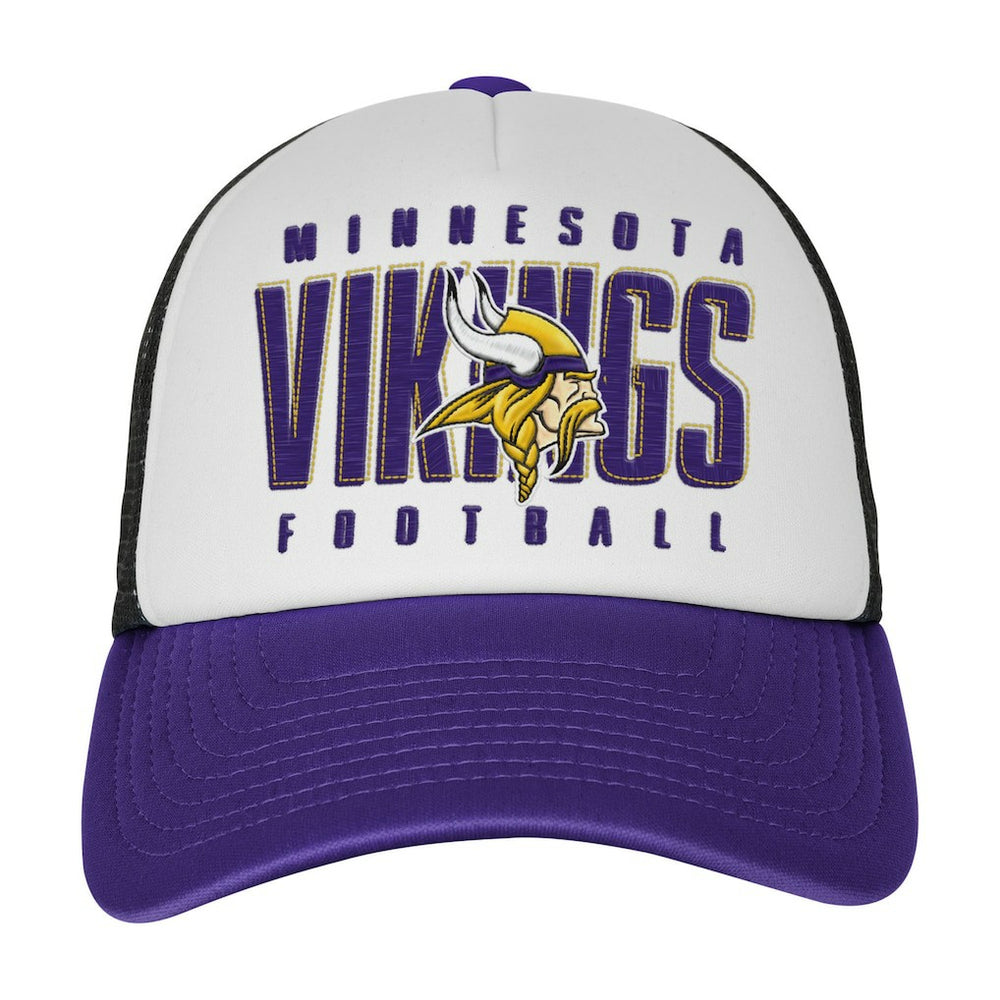 NFL Minnesota Vikings Youth Essentials Trucker Adjustable Hat