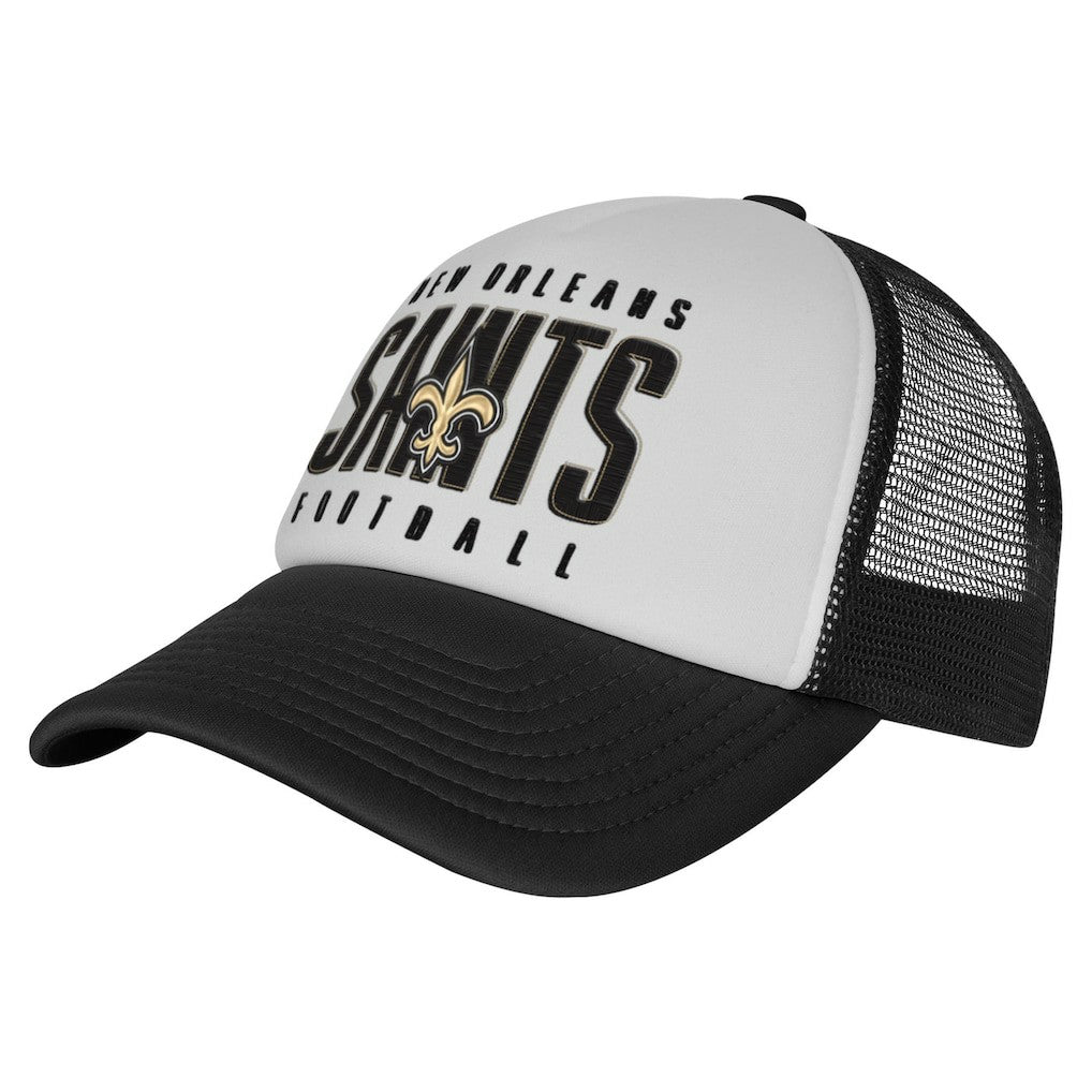 NFL New Orleans Saints Youth Essentials Trucker Adjustable Hat