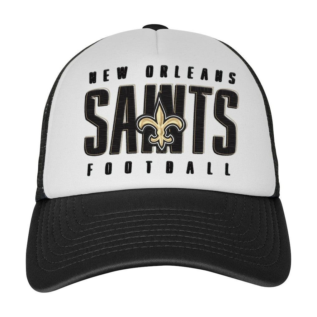 NFL New Orleans Saints Youth Essentials Trucker Adjustable Hat