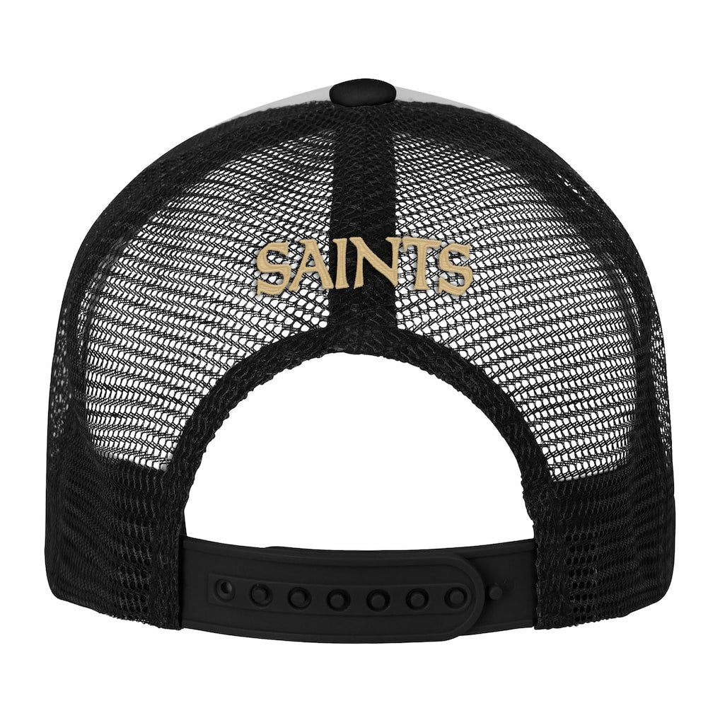 NFL New Orleans Saints Youth Essentials Trucker Adjustable Hat