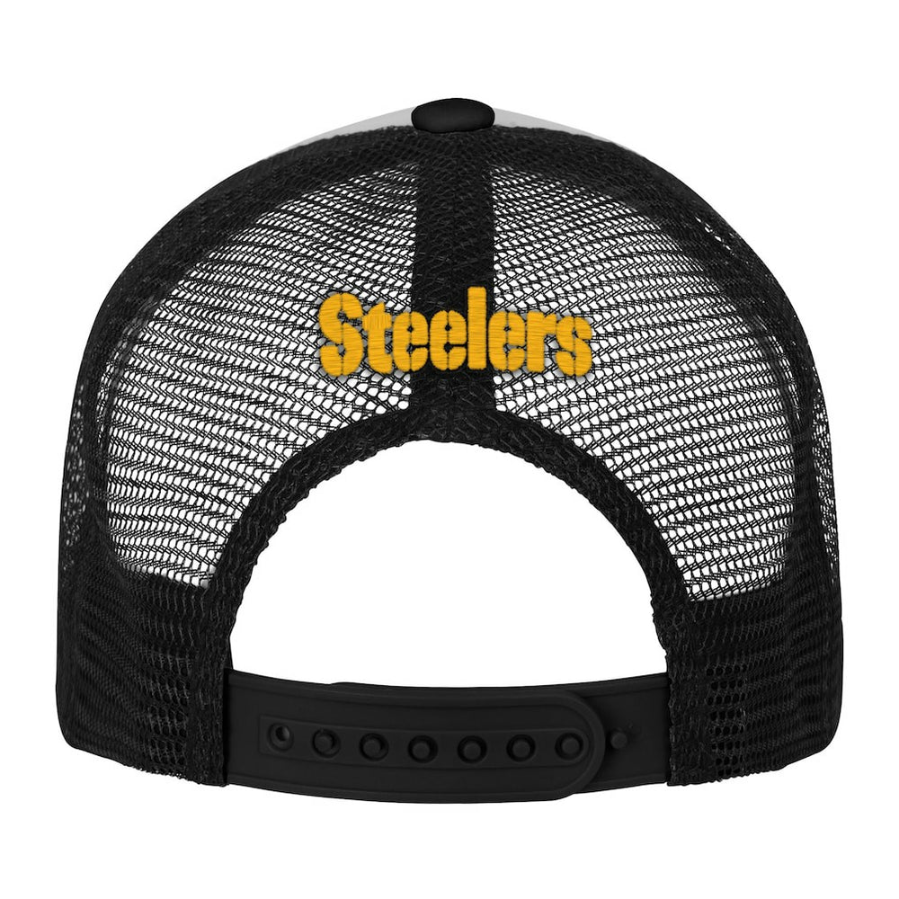 NFL Pittsburgh Steelers Youth Essentials Trucker Adjustable Hat
