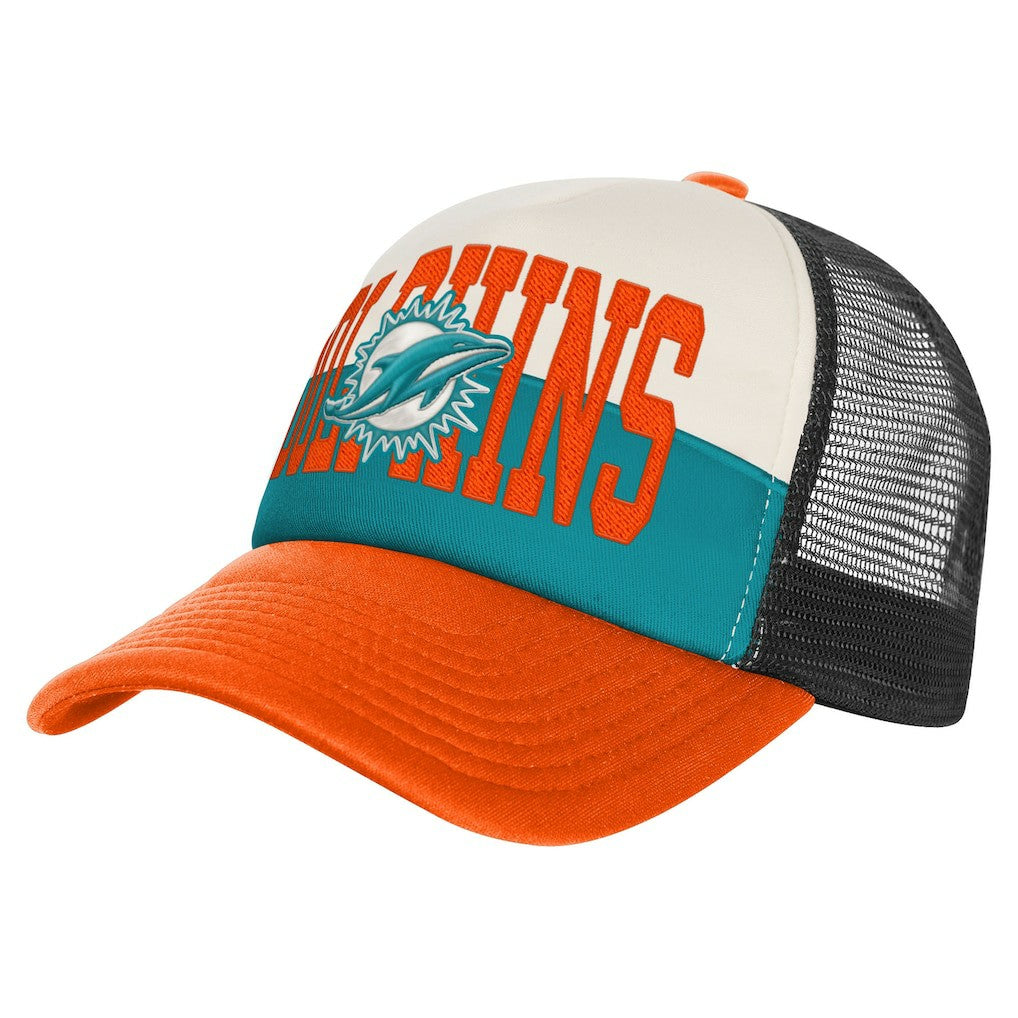 NFL Miami Dolphins Youth Modern Fan Trucker Adjustable Hat