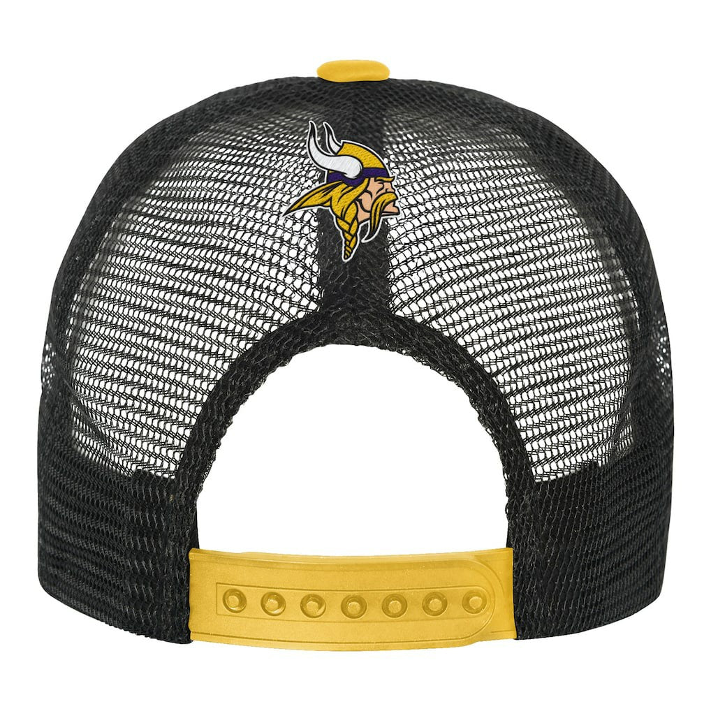 NFL Minnesota Vikings Youth Modern Fan Trucker Adjustable Hat