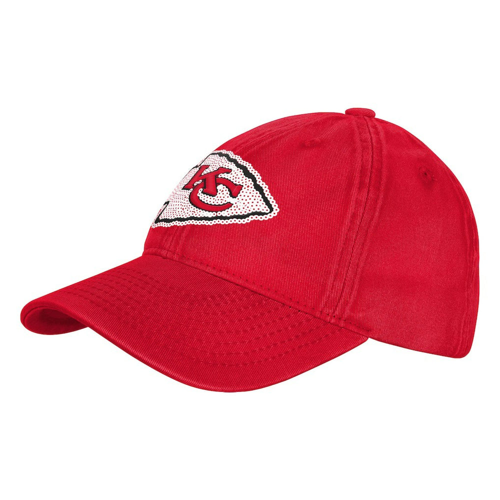 NFL Kansas City Chiefs Outerstuff Girls Youth Gridiron Adjustable Hat