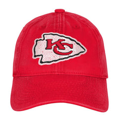 NFL Kansas City Chiefs Outerstuff Girls Youth Gridiron Adjustable Hat