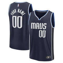 Dallas Mavericks Fast Break Custom Jersey sale - Statement Editi- Navy | Fanatics outlet