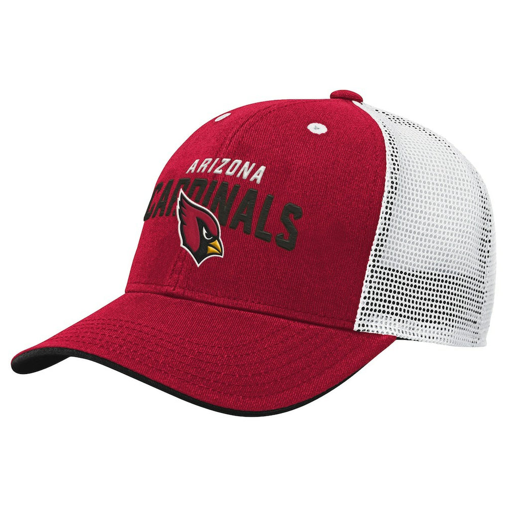 NFL Arizona Cardinals Outerstuff Youth Core Lockup Trucker Adjustable Hat