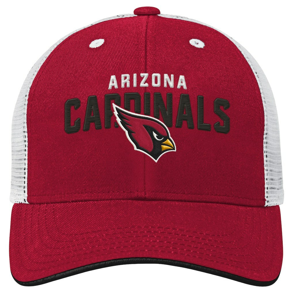 NFL Arizona Cardinals Outerstuff Youth Core Lockup Trucker Adjustable Hat