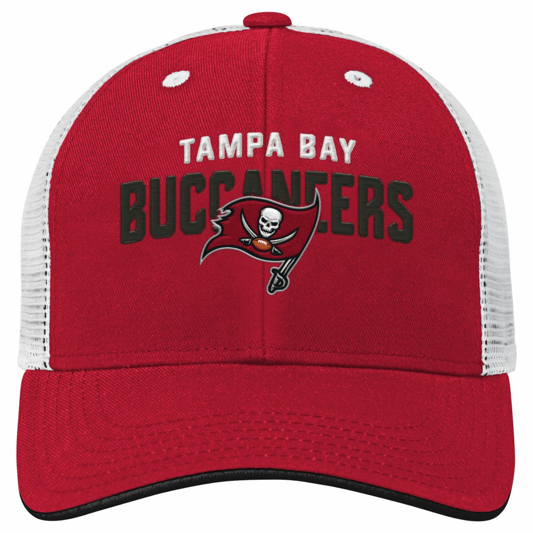 NFL Tampa Bay Buccaneers Outerstuff Youth Core Lockup Trucker Adjustable Hat