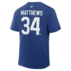 Auston Matthews Toronto Maple Leafs Fanatics Authentic Stack Name & Number T-Shirt