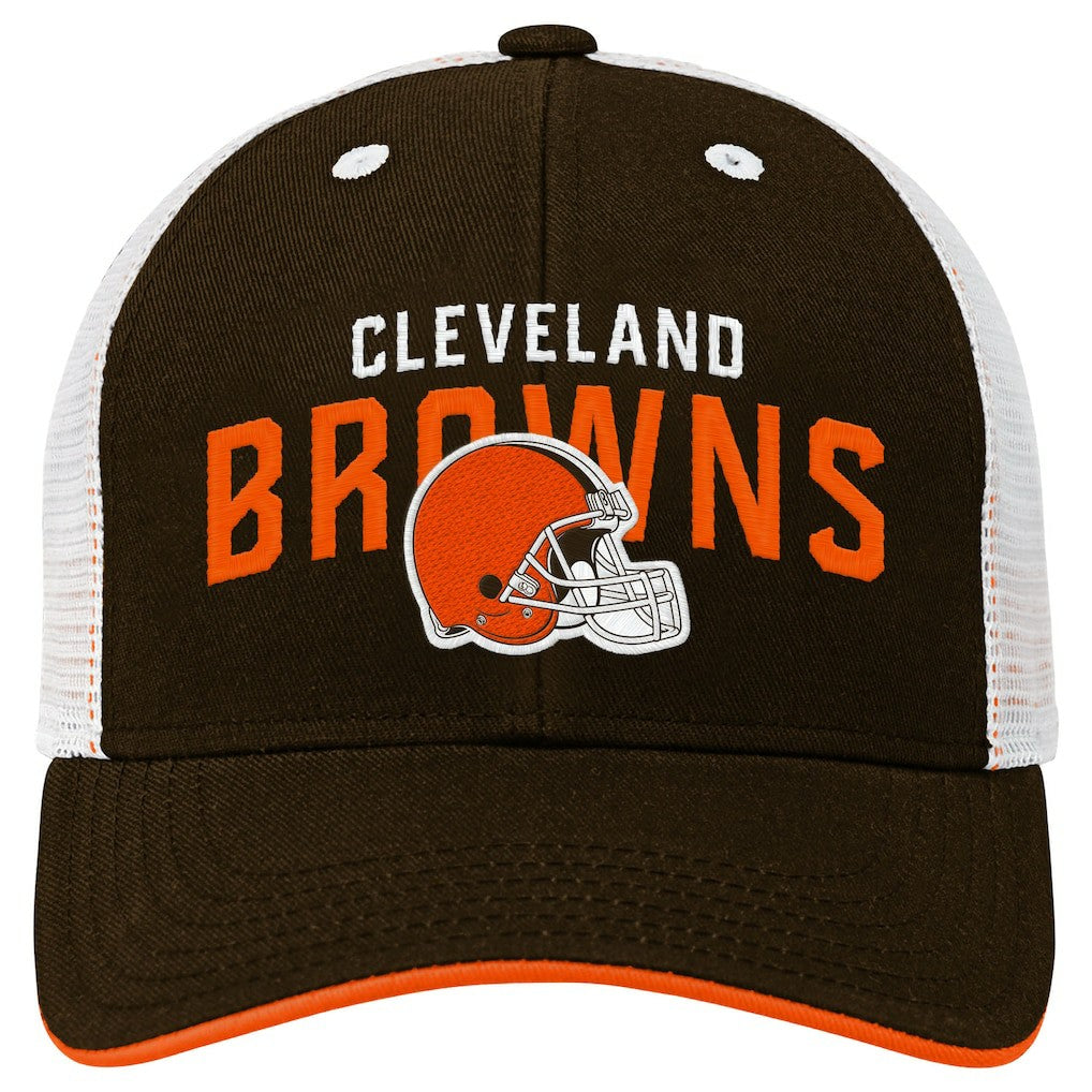 NFL Cleveland Browns Outerstuff Preschool Core Lockup Trucker Adjustable hat