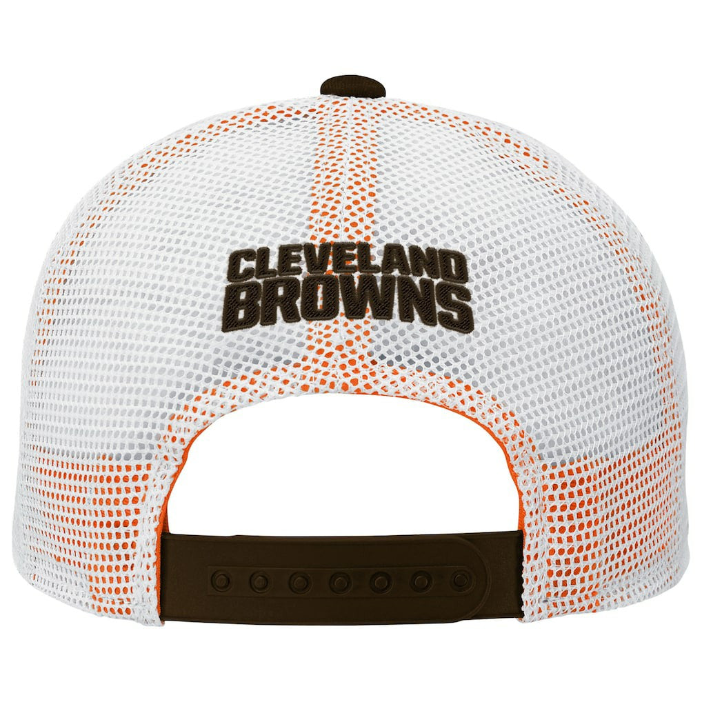 NFL Cleveland Browns Outerstuff Preschool Core Lockup Trucker Adjustable hat