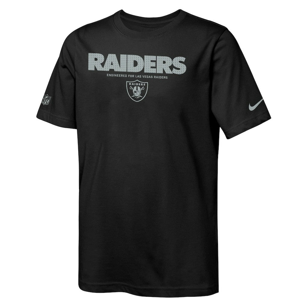 NFL Las Vegas Raiders Youth Sideline Team Issue T-Shirt